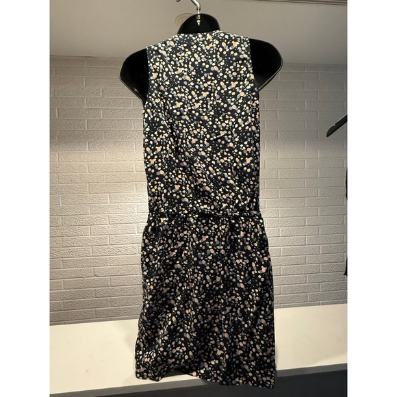 Banana Republic Dress Size 0 Sleeveless Zip Front Abstract Print - Picture 2 of 3
